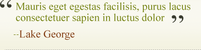 mauris eget egestas facilisis, purus lacus consectetuer sapien in luctus dolor --- Lake George