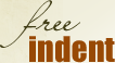 free indent